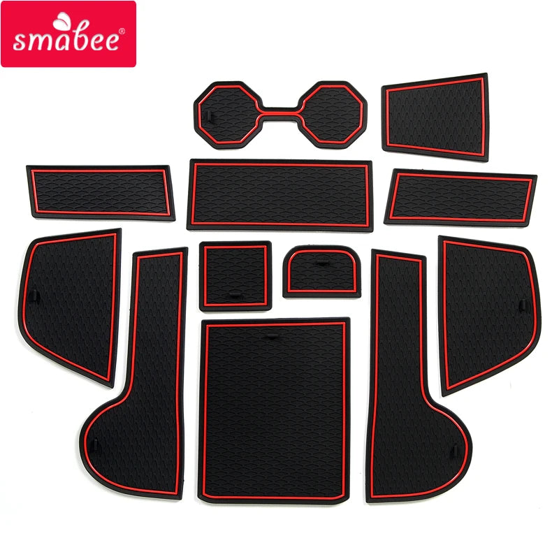 Smabee Anti-Slip Gate Slot Cup Mat for VW Polo Car Interior Accessory, Gate Slot Cup Mat Smabee