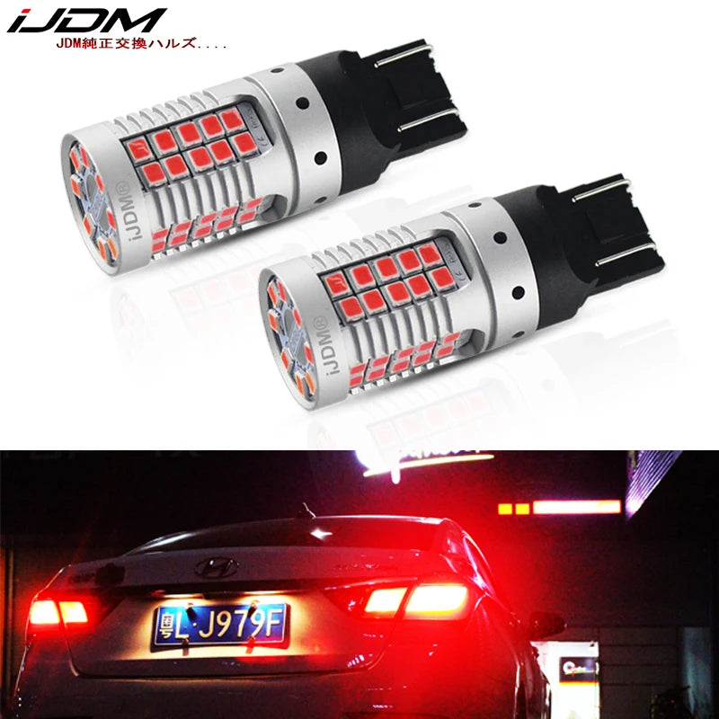 LED Error‑Free Red Tail Light for Universal Cars LED Ambient Light iJDM Red