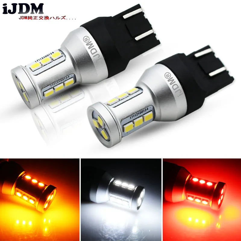 Canbus LED Bulbs 1200Lm Universal Car Interior Accessory iJDM WHITE 3156