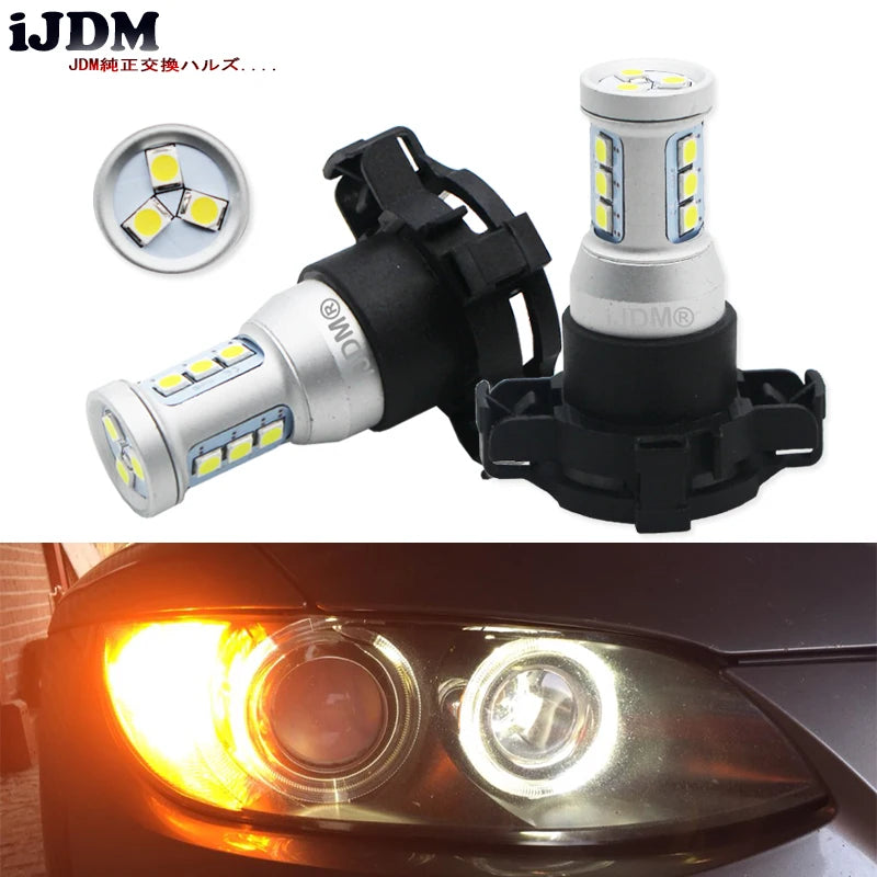 LED Turn Signal Bulbs Yellow for BMW 3‑Series 2014‑2015 Car Interior Accessory iJDM YELLOW