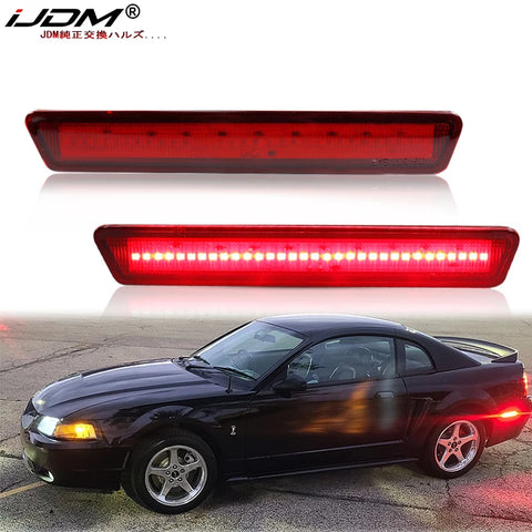 Red LED Rear Side Marker Light for Ford Mustang 99-04 Car Interior Accessory iJDM
