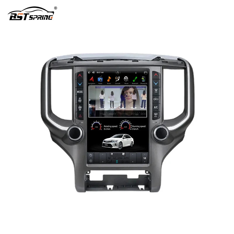 Vertical Screen Android Head Unit for Dodge Ram 2019 Android Head Unit Bosstar 9.7" 128G 6g