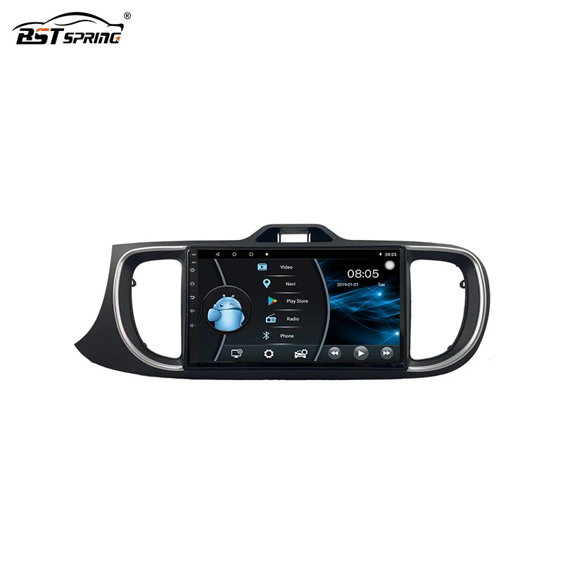 Android GPS Multimedia Headunit for Kia Soluto 2020 Android Head Unit Bosstar 9" 2 g 32 G
