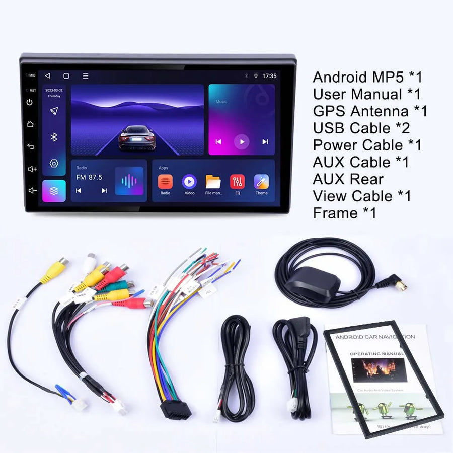 Universal Android 2+32GB Head Unit with CarPlay Android Head Unit Bosstar Universal 9inch 2+32GB