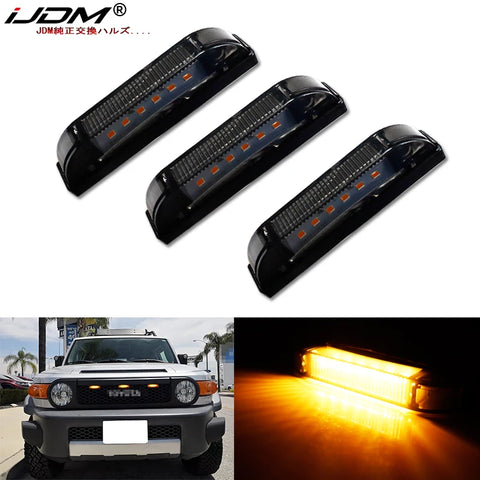 Car LED Grille Lights for Toyota FJ Cruiser 2007‑14 Car Interior Accessory iJDM