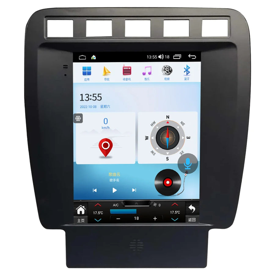 9.7" Tesla Style Android Head Unit for Porsche Cayenne Android Head Unit Bosstar 9.7" 8581 2+32gb android system