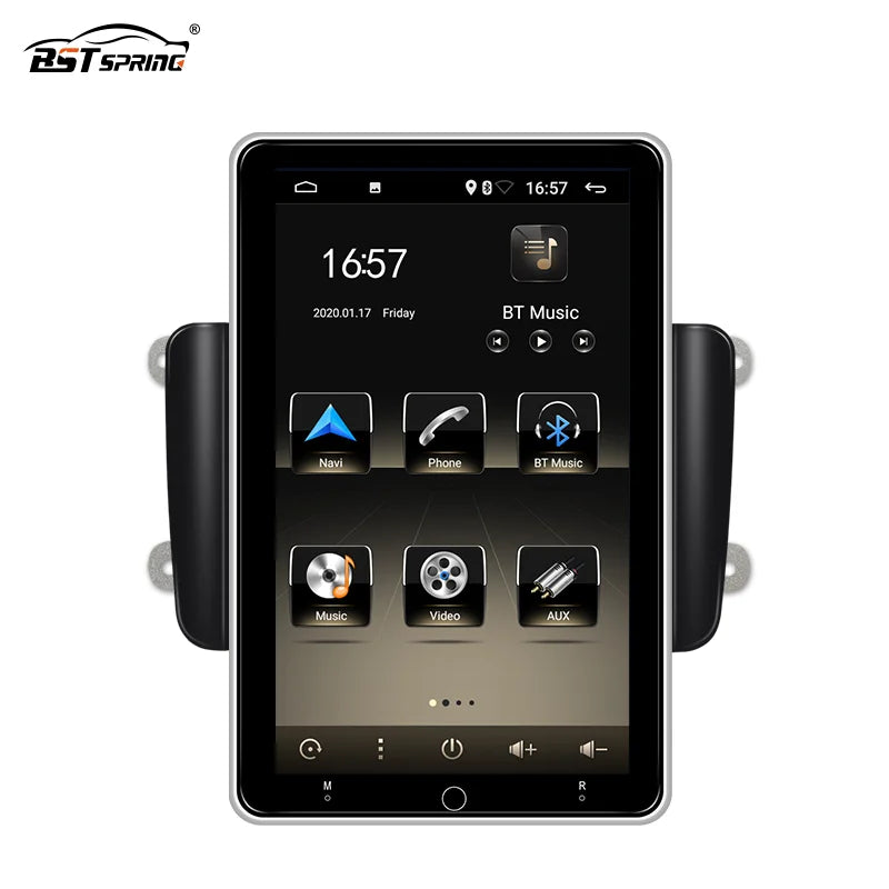 10 inch Rotatable Android GPS Radio Universal 2DIN Android Head Unit BOSSTAR 13.3" 128G 6g