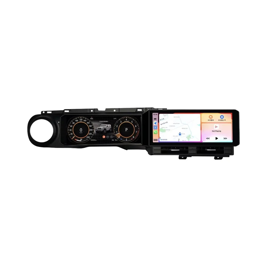 Android Head Unit GPS for Jeep Wrangler JL 2018-2021 Android Head Unit OEM 12.3''+ speedometer 4 G 64G