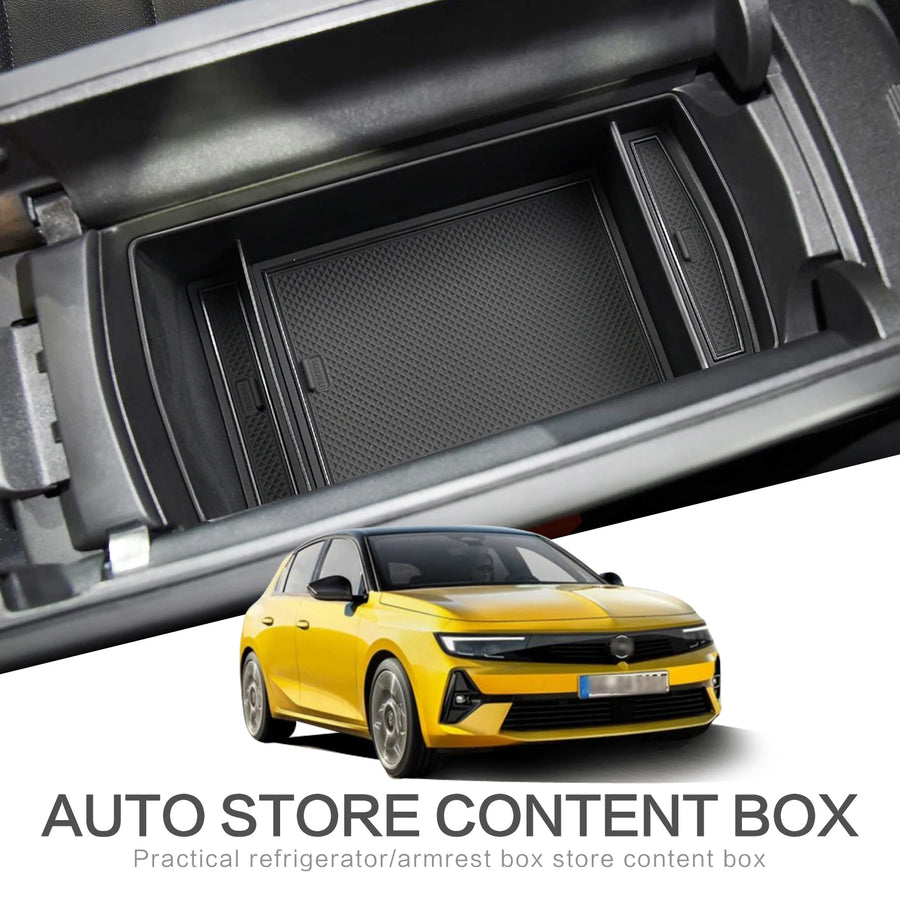 New Opel Astra L 2022 Center Console Armrest Storage Box Center Console Armrest Storage Box Smabee