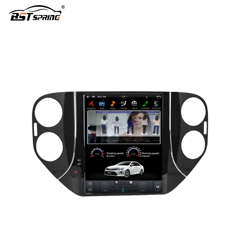 Vertical Android Head Unit 10.4" for VW Tiguan 2010-2016 Android Head Unit Bosstar 10.4'' 2 g 32 G