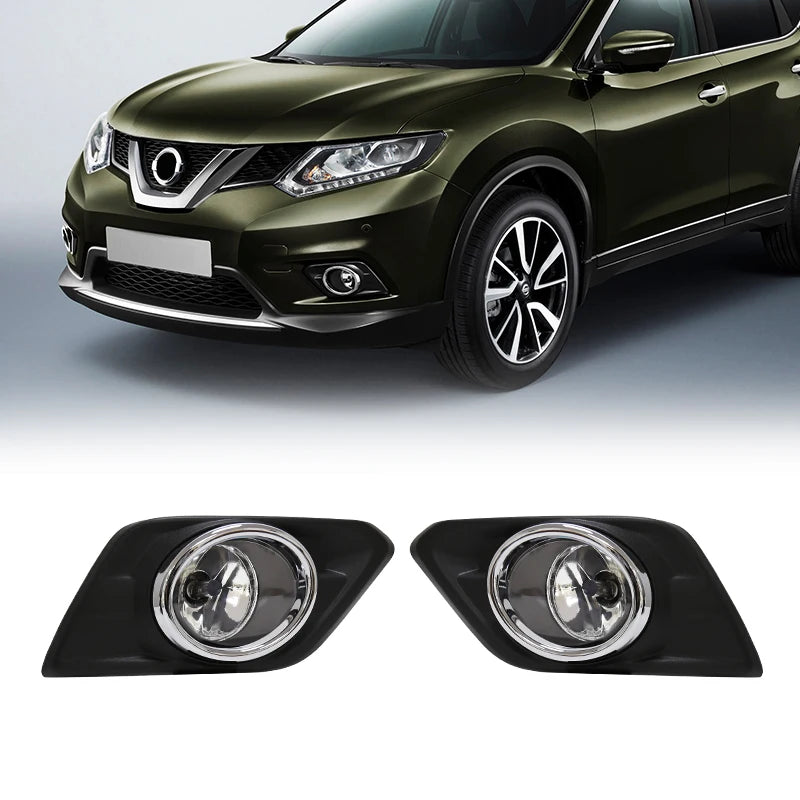Chrome Cover Fog Light DRL for Nissan X-Trail 2014 LED Ambient Light MAGIC COLORM