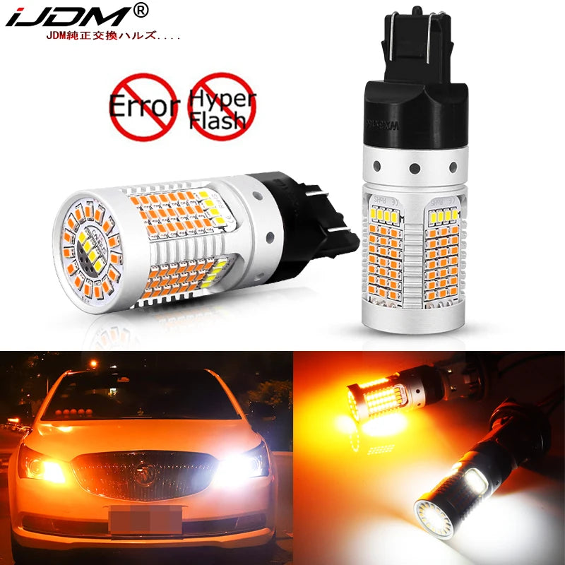 LED Ambient Light Switchback Dual-Color Bulb for Universal Vehicles LED Ambient Light iJDM