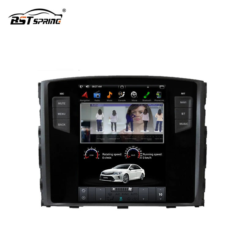 12.1 Inch Tesla Style Radio for Mitsubishi Android Head Unit Bosstar 9.7" 128G 4 g