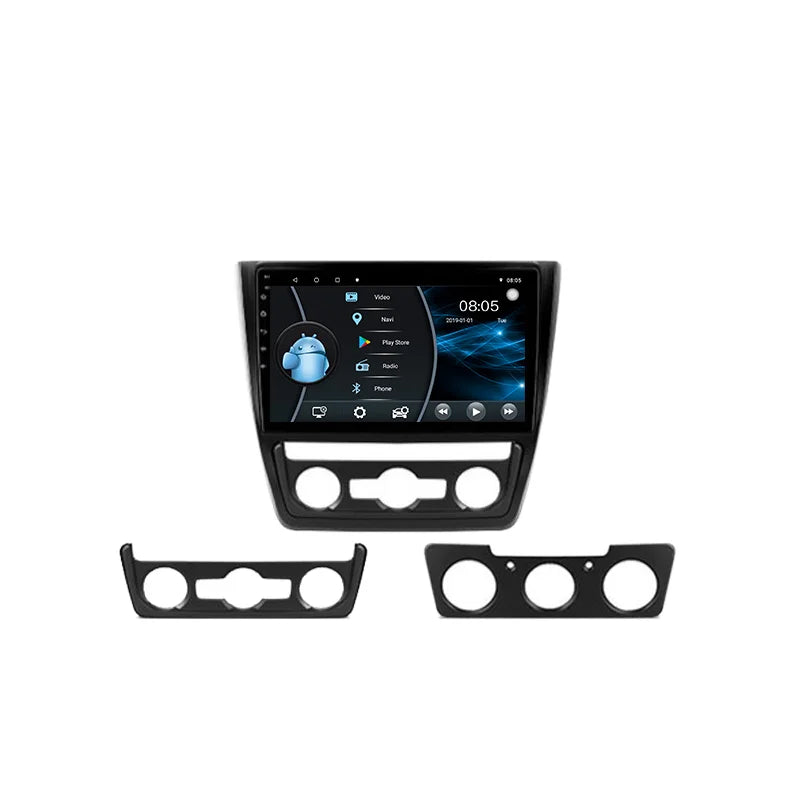 Android 2Din Multimedia Player with GPS for Skoda Yeti 2014 Android Head Unit Bosstar 10" 4CORE 4+64GB for 2014 SKODA Yeti