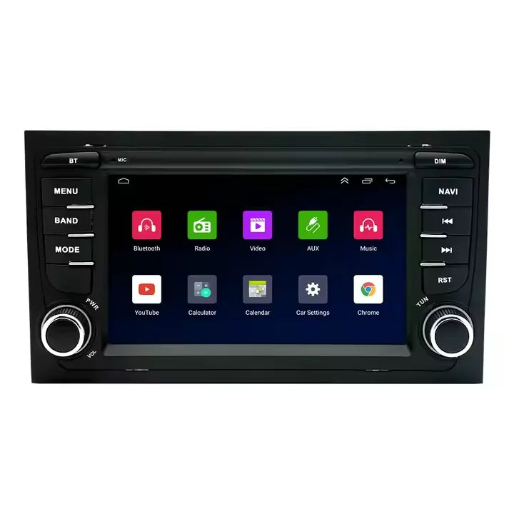 Android GPS Head unit Wireless CarPlay for Audi A4 Android Head Unit Bosstar 7" TS18 2g 32 G