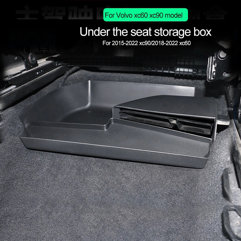 Under Seat Storage Box For Volvo XC90 2015-2022 Car Interior Accessory LINGLUYANG