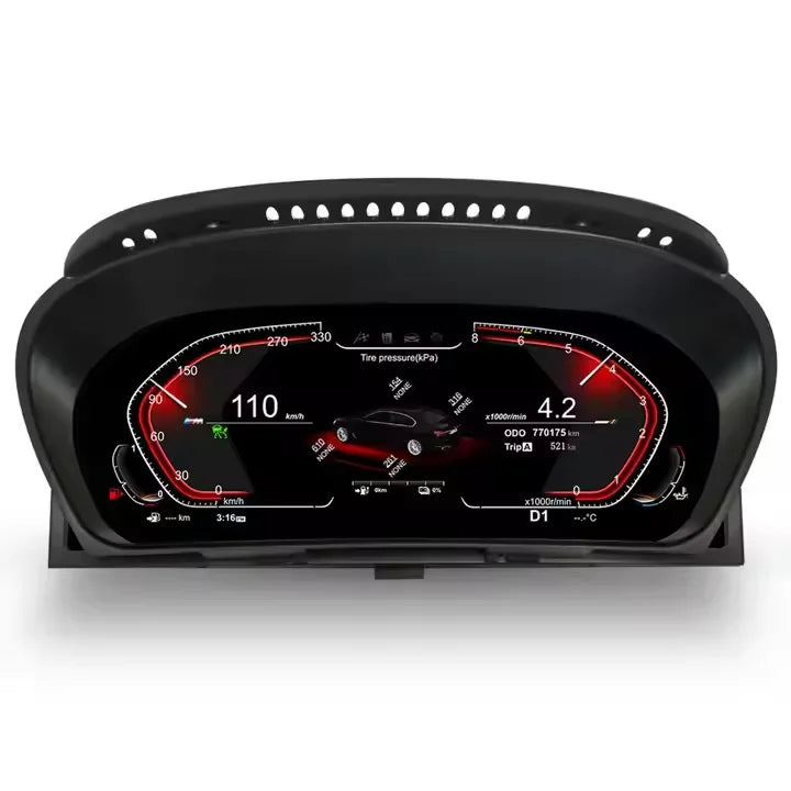 12.3" Linux Speedometer Cluster for BMW X5 E70 2009 Car Interior Accessory Bosstar For BMW X5 E70 2009-2012 CIC/CCC