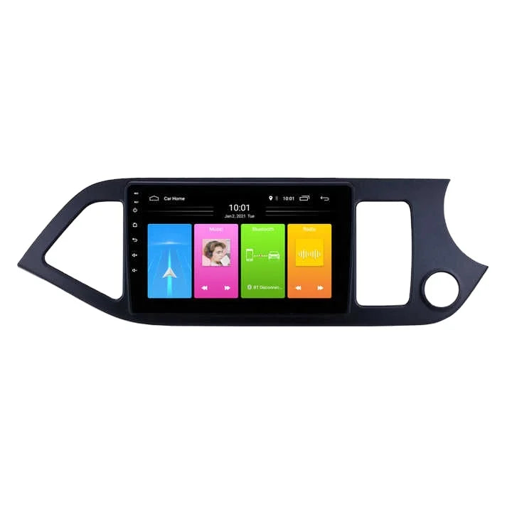 Android 10.1 Carplay Stereo for Kia Picanto 2012 Android Head Unit Bosstar 9" 32 g 2 g