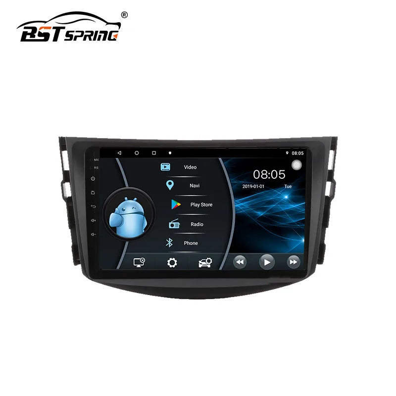 Android GPS Navigation Stereo for Toyota RAV4 06-12 Android Head Unit Bosstar 9" 2 g 32 G