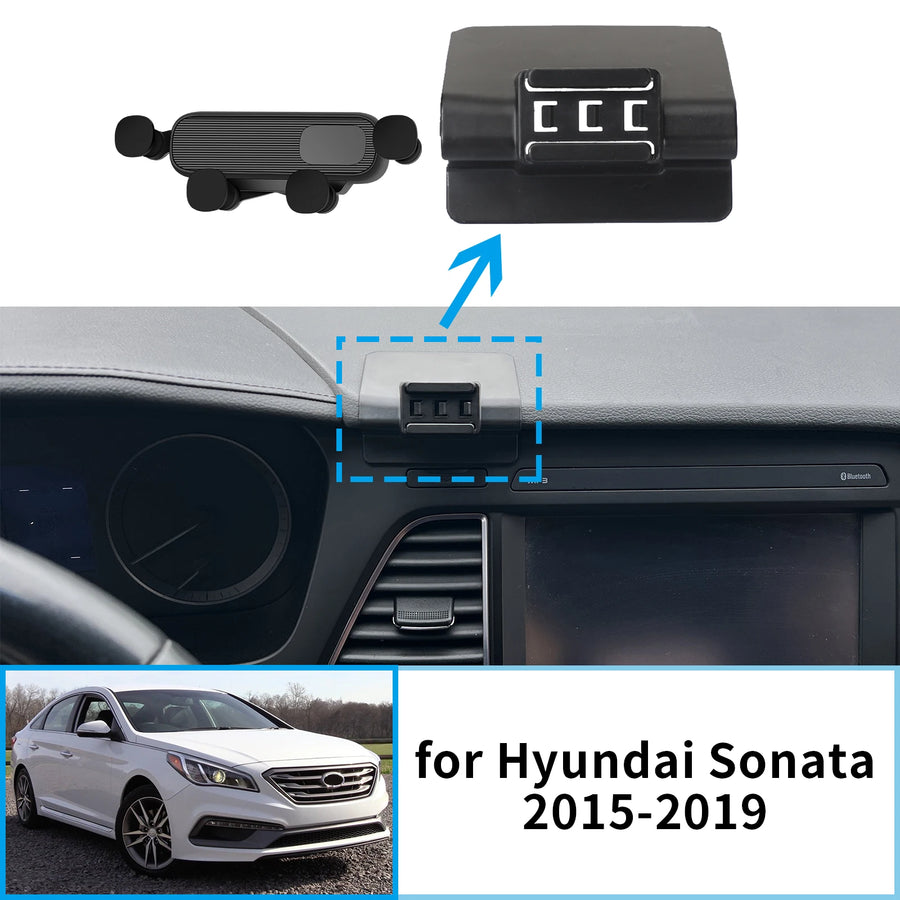 Smart Wireless Charging Phone Holder for Hyundai Sonata 2015–2019 Car Phone Holder CATUSIKI
