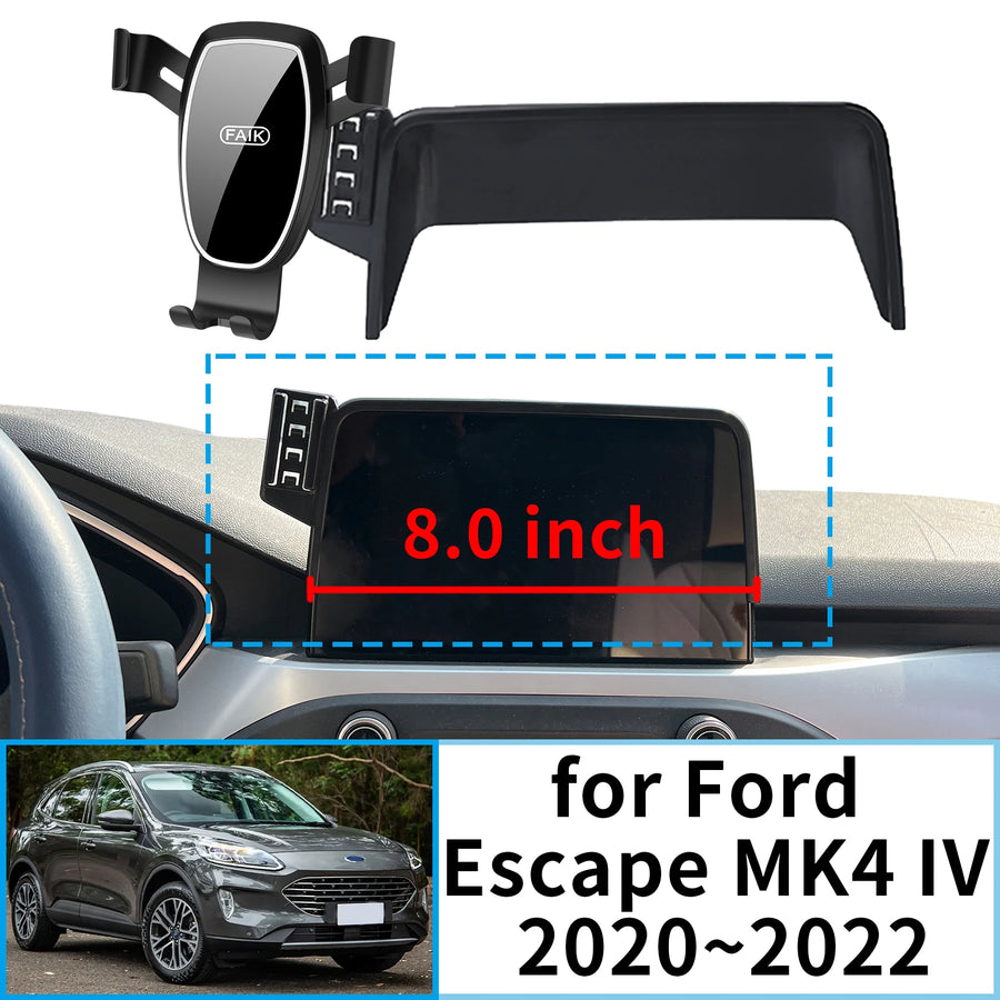 Wireless Charging Phone Mount for Ford Escape MK4 2020–2022 Car Phone Holder OEM