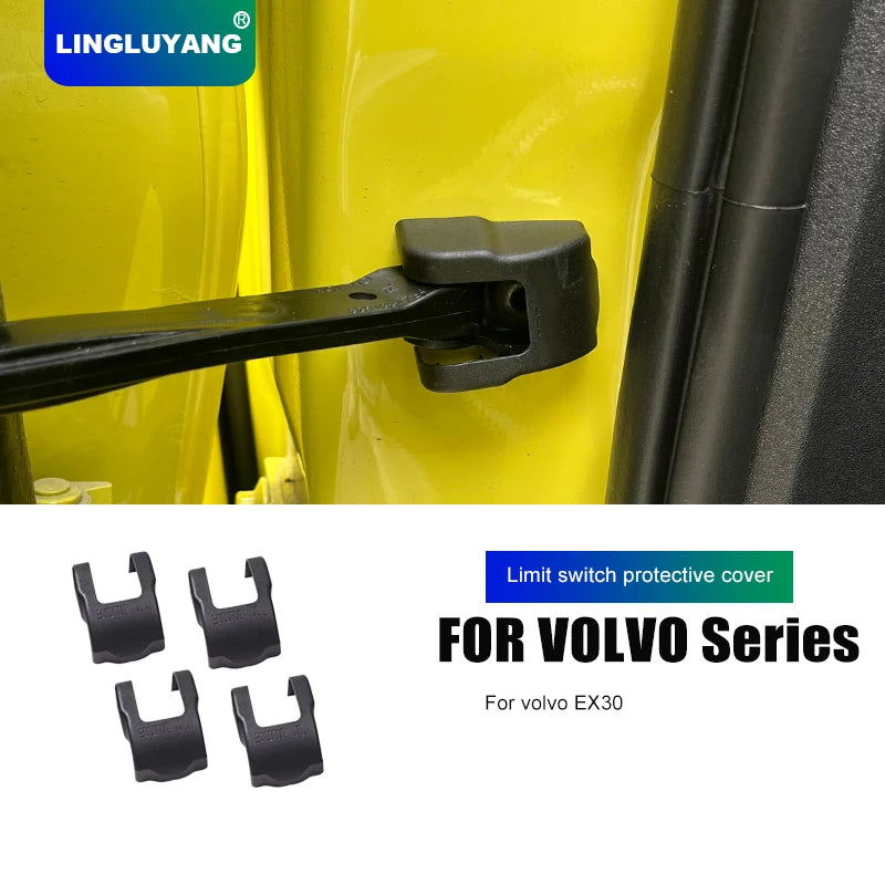 Door Limiter Cover Interior for Volvo EX30 2024 Car Interior Accessory LINGLUYANG 4PCS