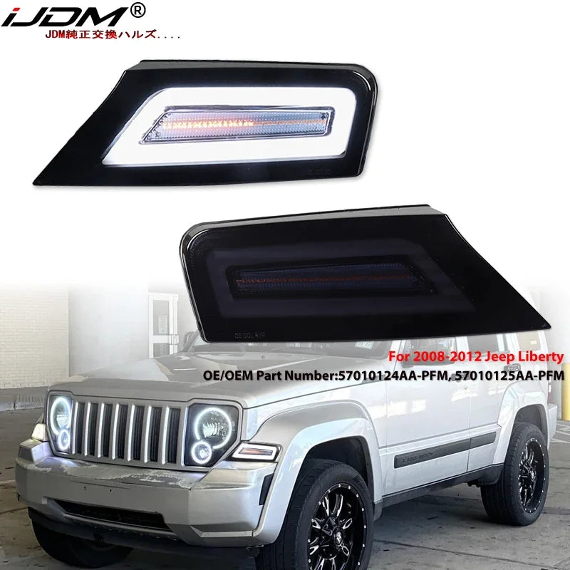 Sequential Switchback LED Turn Signal for Jeep Liberty Car Interior Accessory iJDM