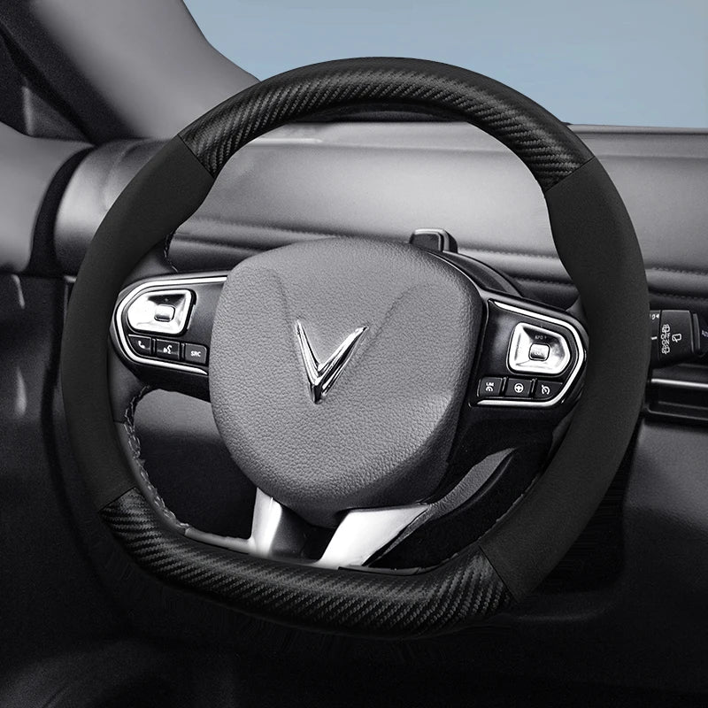 Suede Matte Carbon Cover for Vinfast VF 8 Car Interior Accessory Hocasen