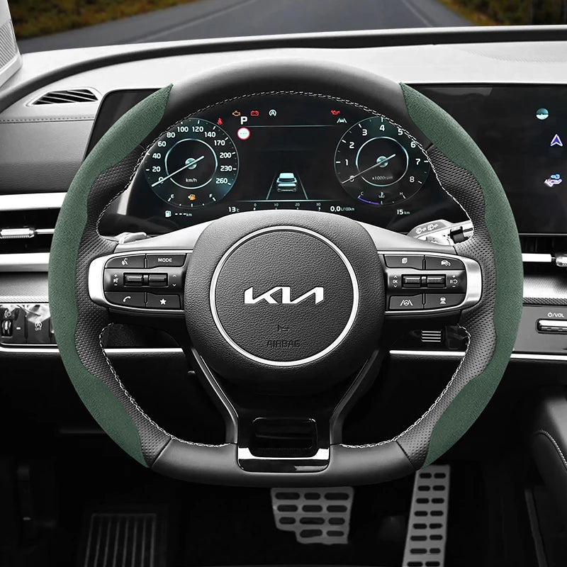 Segmented Suede Anti-Slip Cover for Kia Models Car Interior Accessory Hocasen