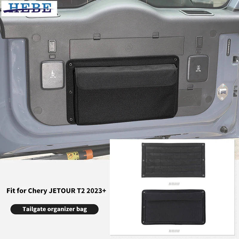 Tailgate Organizer Bag Tool Storage for Chery Jetour T2 Car Interior Accessory HEBE