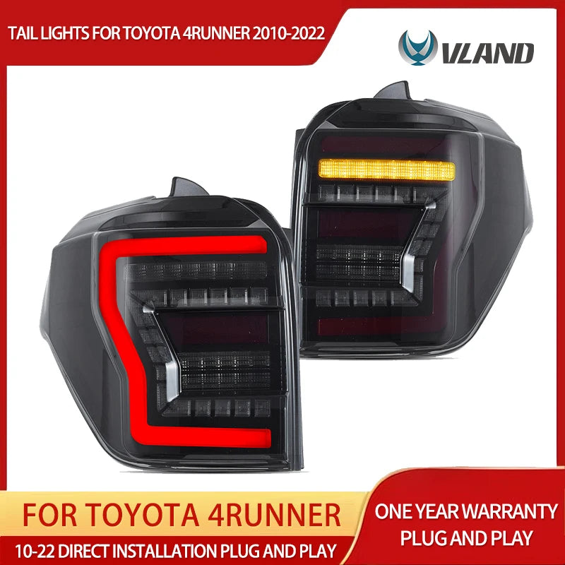 LED Tail Lights Sequential for Toyota 4Runner 2010-2022 Car Interior Accessory vland