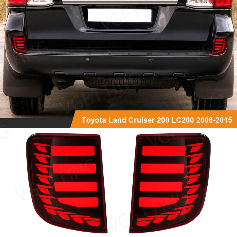 LED Rear Reflector for Toyota Land Cruiser 2008-2015 LED Ambient Light MAGIC COLORM