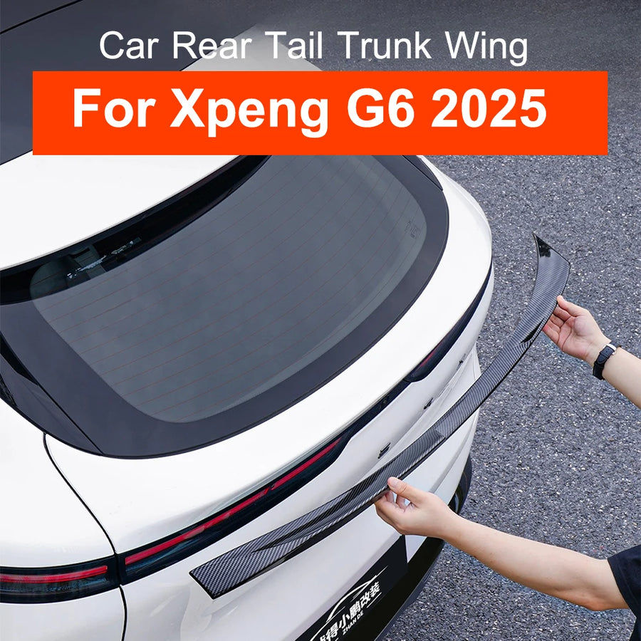 Xpeng G6 2025 Car Rear Tail Trunk Wing Spoiler Middle Wing Exterior Accessories Exterior Accessories OEM