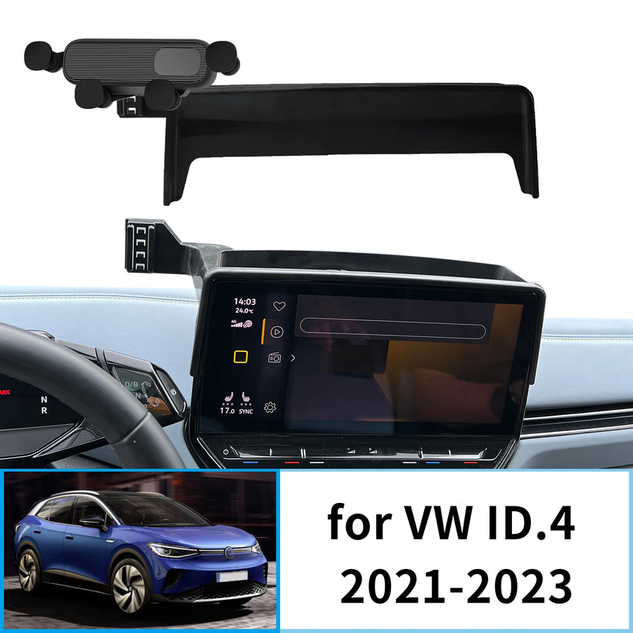 Wireless Fast Charging Phone Mount for VW ID4 2021–2023 Car Phone Holder OEM