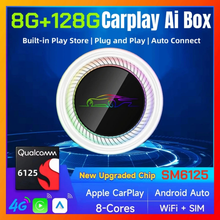 8GB RAM Android 13 Wireless CarPlay AI Box for BMW CarPlay Adapter LEXXSON
