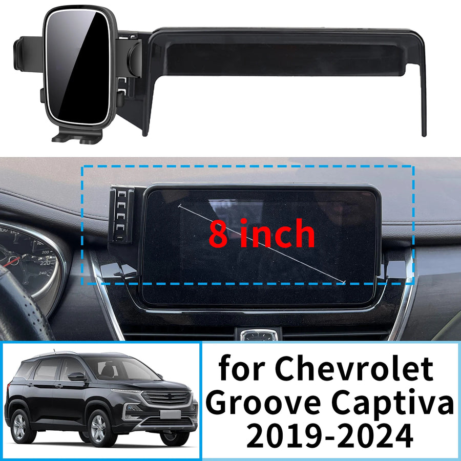 Smart Wireless Fast Charging Phone Holder for Chevrolet Groove Car Phone Holder CATUSIKI