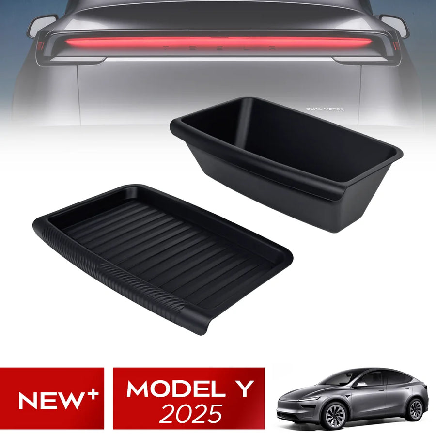 For Tesla New Model Y 2025 Launch Juniper Under Seat Storage Box Drawder With Lids ABS Interior Accessories Interior Accessor