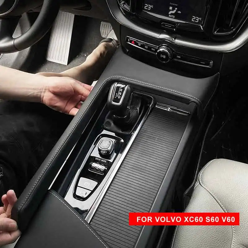 Central Control Leather Panel for Volvo XC60 2024 Car Interior Accessory LINGLUYANG