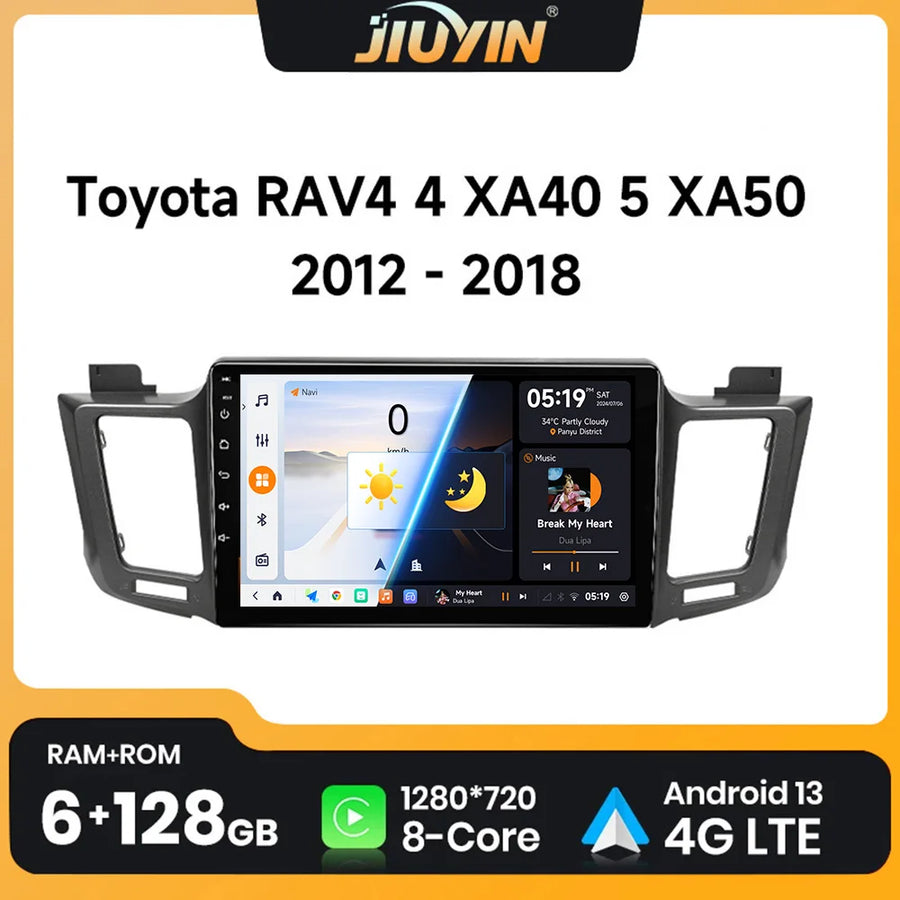 10.1-inch Android 13 Multimedia Head Unit for Toyota RAV4 Android Head Unit JIUYIN
