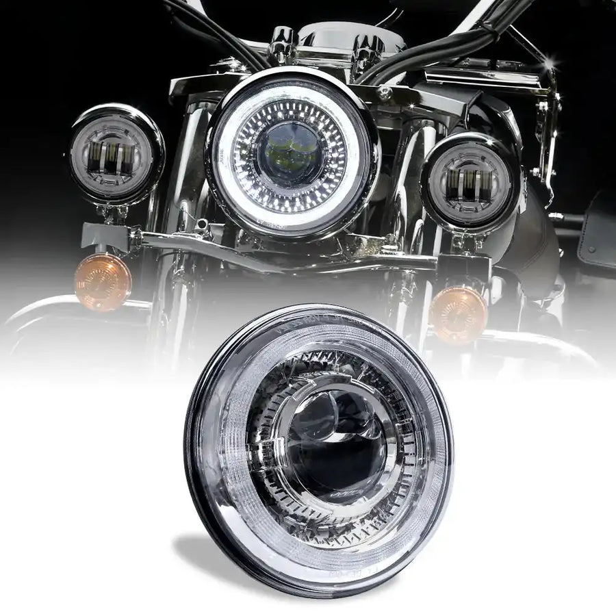 7inch Led Headlight Motorcycle 12v Led Lamp for Harley King Harley Touring Ultra Classic Electra Street Lada 4x4 Urban Niva J