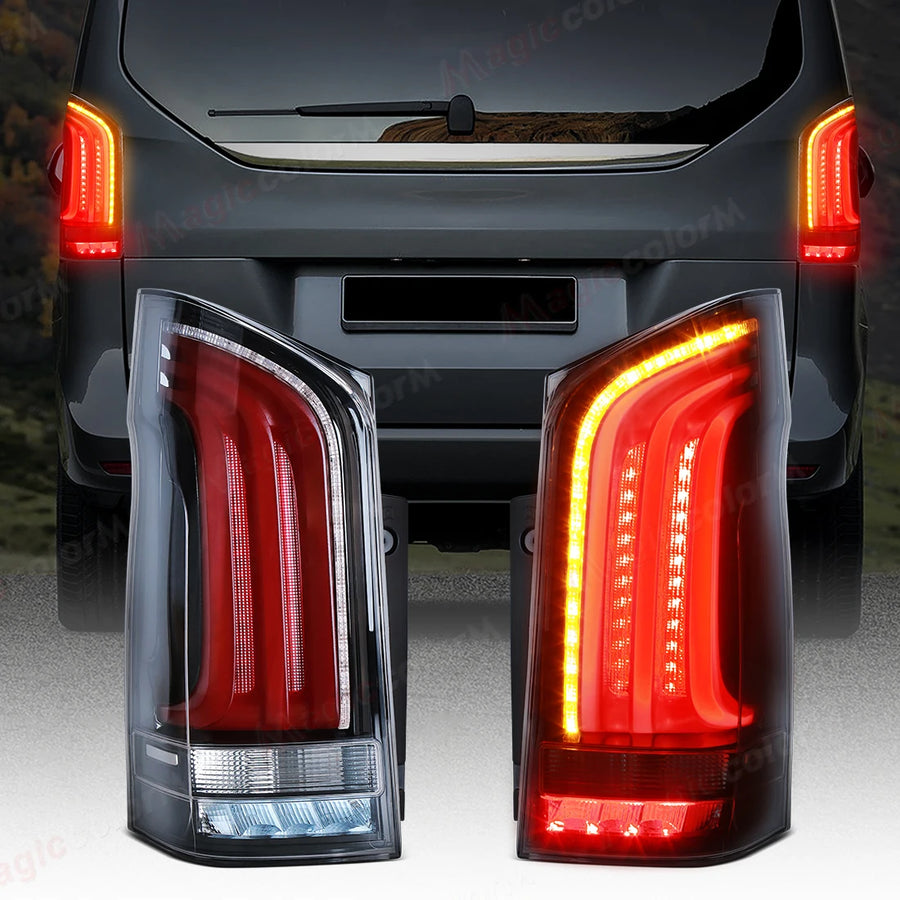 LED Tail Lamp Assembly for Mercedes Vito W447 2016-2023 LED Ambient Light MAGIC COLORM
