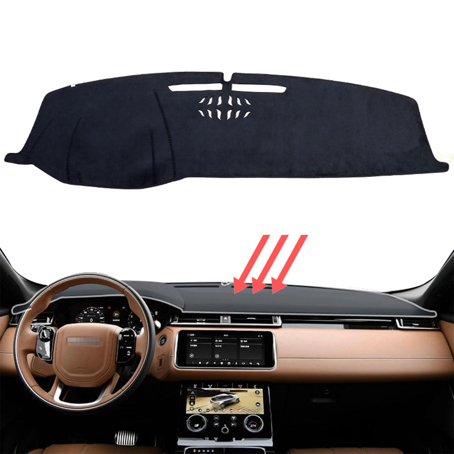 Custom Fit Dashboard Mat for Land Rover Range Rover Velar Dashboard Mat CATUSIKI LHD BLACK