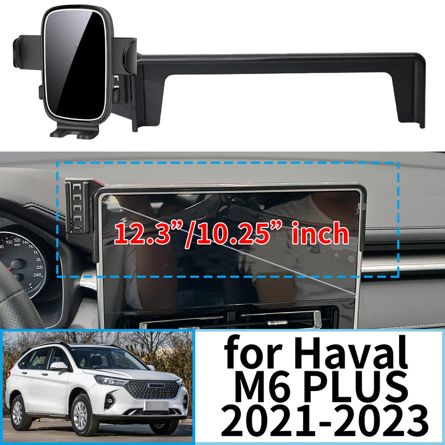 Wireless Fast Charging Phone Holder for Haval M6 Plus 2021-2023 Car Phone Holder CATUSIKI