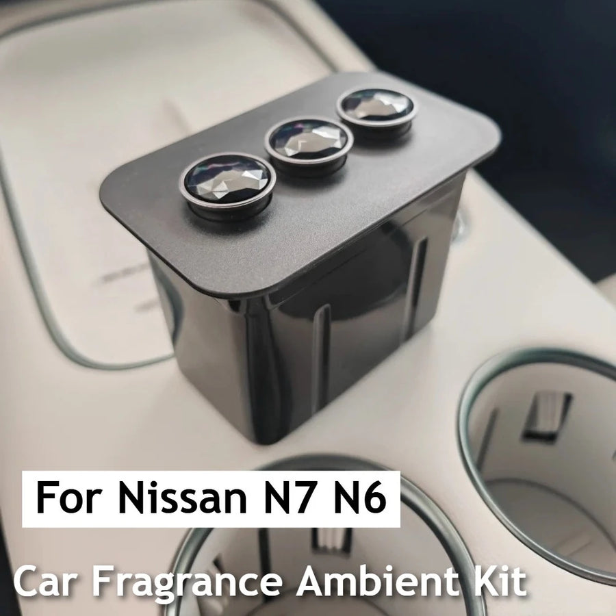 For Nissan N7 N6 Original Factory Intelligent Magnetic Suction Fragrance Machine Set Car Fragrance Ambient Kit Car Accessorie