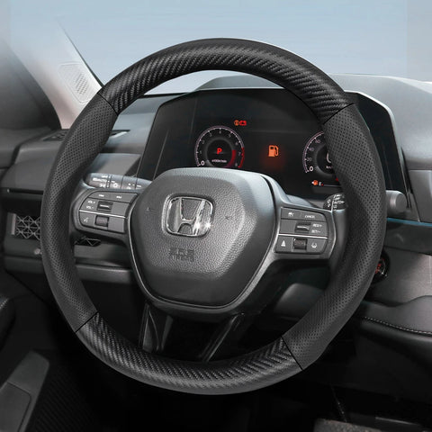 Carbon Fiber Wheel Cover for Honda Civic Accord Fit Car Interior Accessory Hocasen