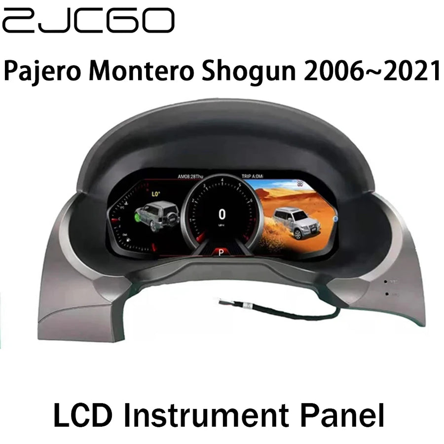12.3 Inch Digital LCD Instrument Cluster for Mitsubishi Pajero 2006-2021 Android Head Unit ZJCGO Default Title