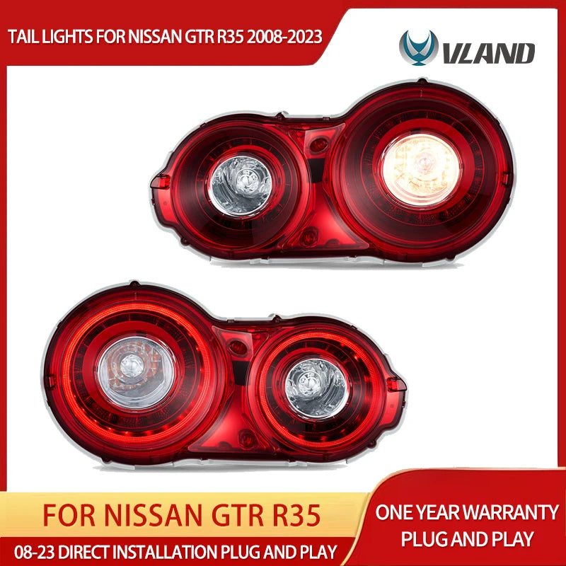 LED Tail Light Assembly for Nissan GT-R 2008-23 Car Interior Accessory VLAND
