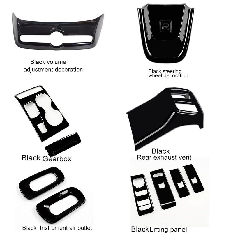 Air Outlet Sequin Sticker for Volvo XC40 C40 Interior Car Interior Accessory LINGLUYANG