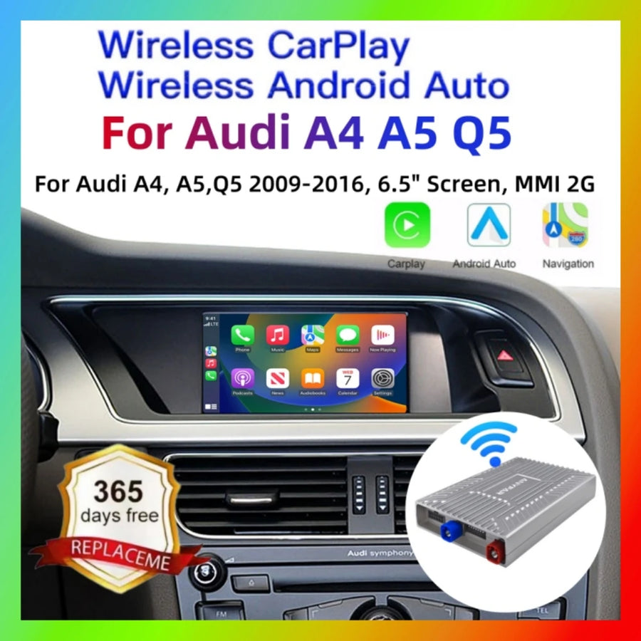 Wireless CarPlay and Android Auto Retrofit Module for Audi CarPlay Retrofit Module ANYFAR