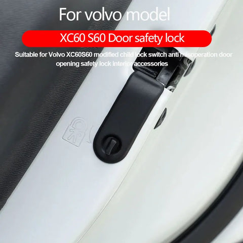 Interior Child Safety Lock Cover for Volvo XC60 S60 Car Interior Accessory LINGLUYANG